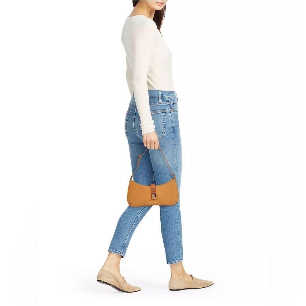 Jacquemus Le Bisou Cadenas Suede Shoulder Bag - Picture 2 of 15